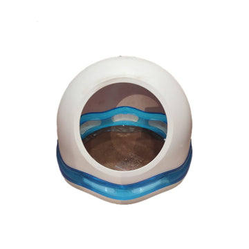 Smarty Pet Covered Nest Combo of Scratch Board & Play Den With Catnip & Bell Ball